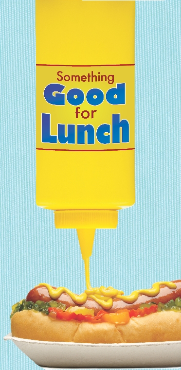 Photograph of the title page, “Something Good for Lunch”